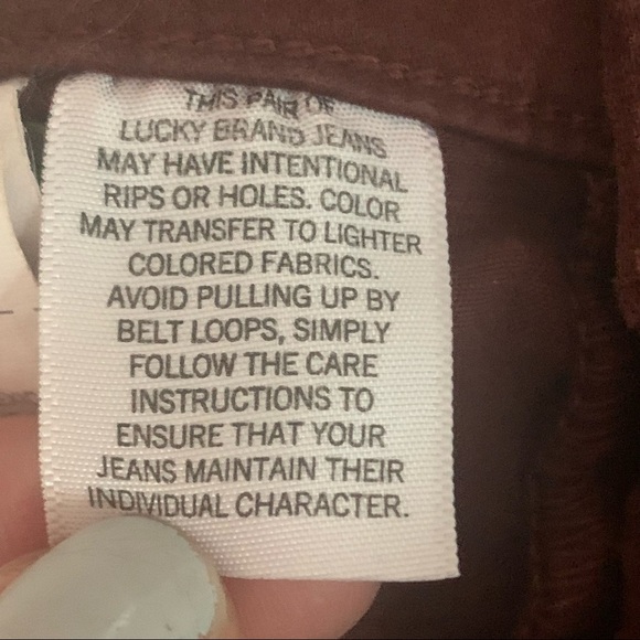 LUCKY BRAND Brooke Legging Jean Fall Red Skinny Jeans Style 7W12462 - Picture 13 of 15